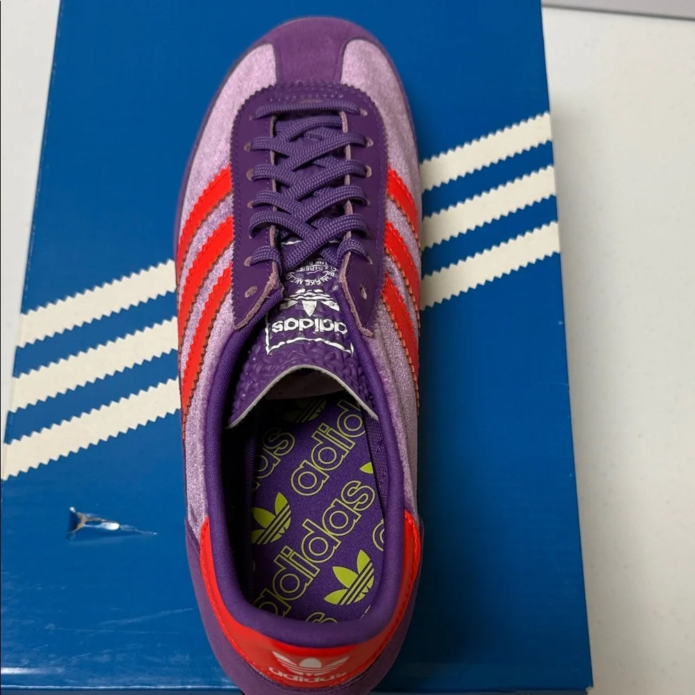 adidas Women's Purple and Red Sneakers - Picture 7 of 7